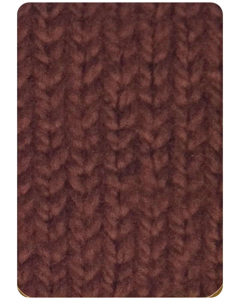 Burgundy Knit magnetic bookmark