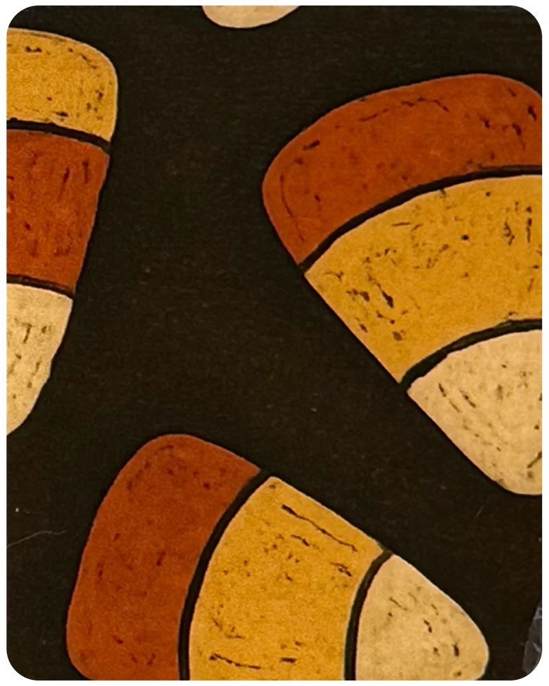 Candy Corn magnetic bookmark