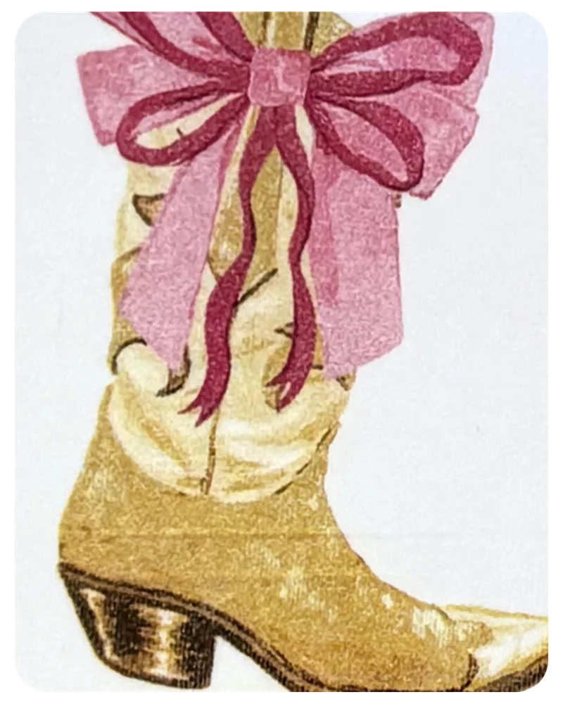 Cowgirl Boot magnetic bookmark