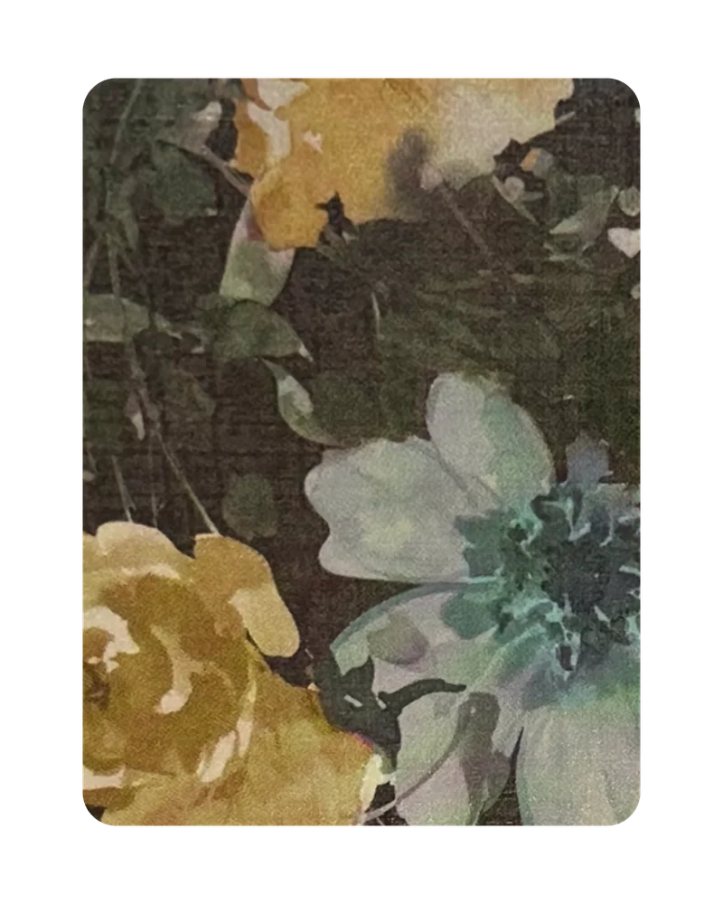 Dusk Floral magnetic bookmark