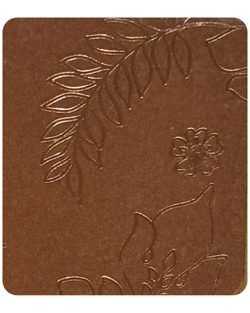 Embossed Fern magnetic bookmark