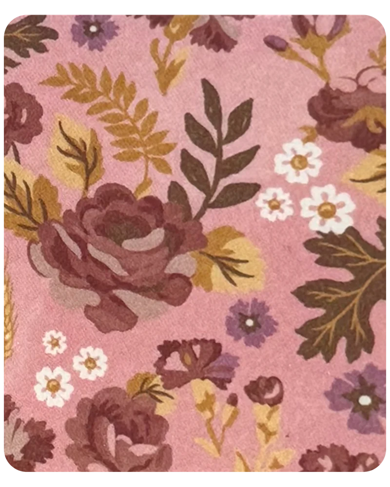 Mauve Roses magnetic bookmark