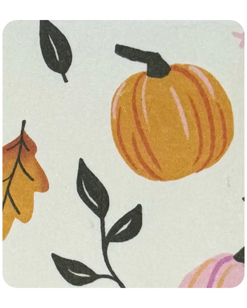 Pumpkin & Vine magnetic bookmark