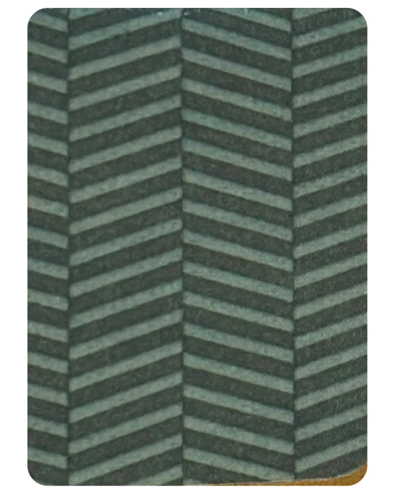 Teal Herringbone magnetic bookmark
