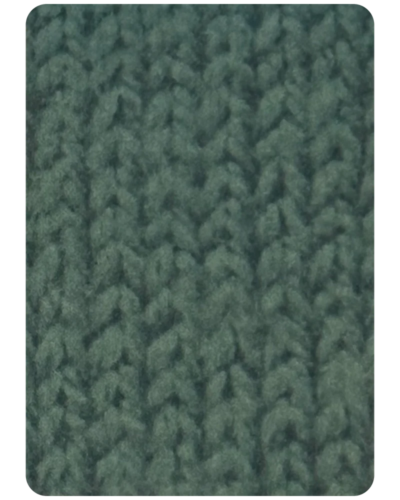 Teal Knit magnetic bookmark