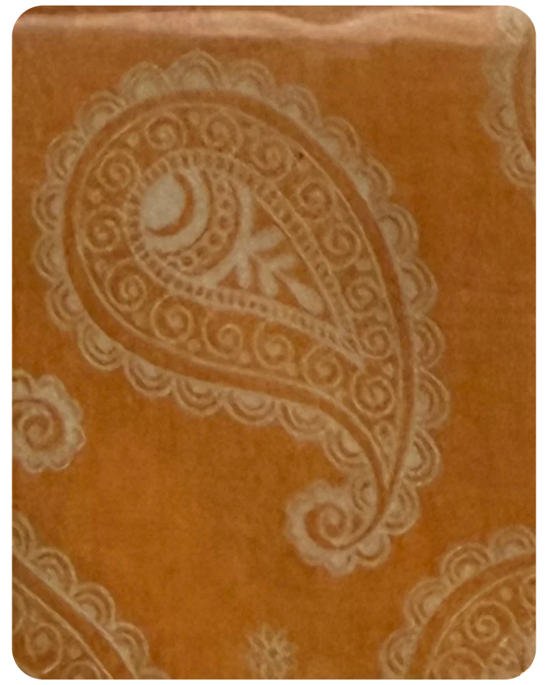 Tooled Paisley magnetic bookmark