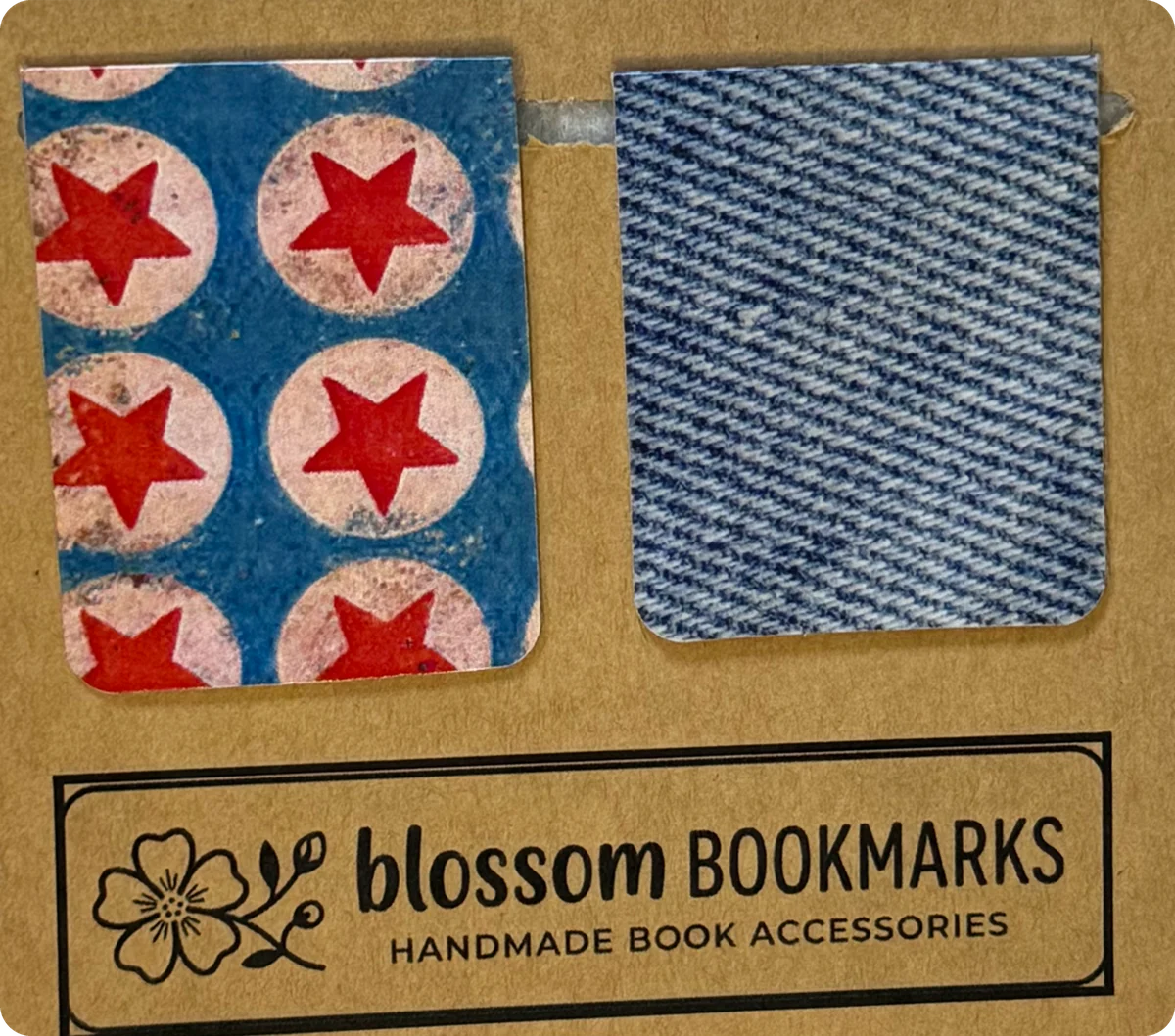 Rodeo Stars & Denim handmade set on its display card